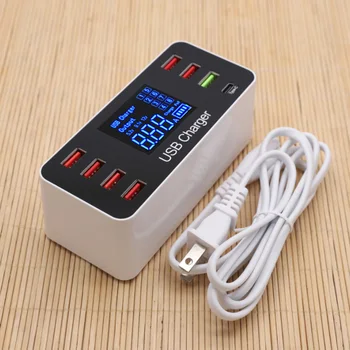

Charging Dock 8 Ports USB Charger For Home LED Display Universal