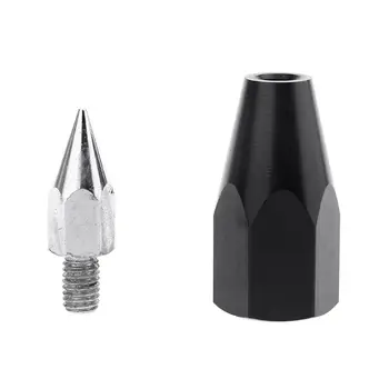 

Lightweight Prism Pole Sharped Point Replaceable Tip M8 Internal Thread GPS Pole