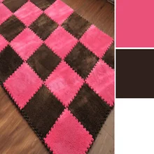 Простроченный пенопластовый коврик 30x30 см коврик пена EVA бархатистый коврик Детская комната EVA пена домашний плюшевый коврик-головоломка