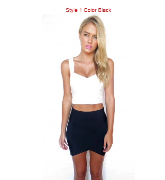 IMC andage Rayon Good Elastic font b Women b font Skirts Mini Sexy Slim Pencil Clubwear