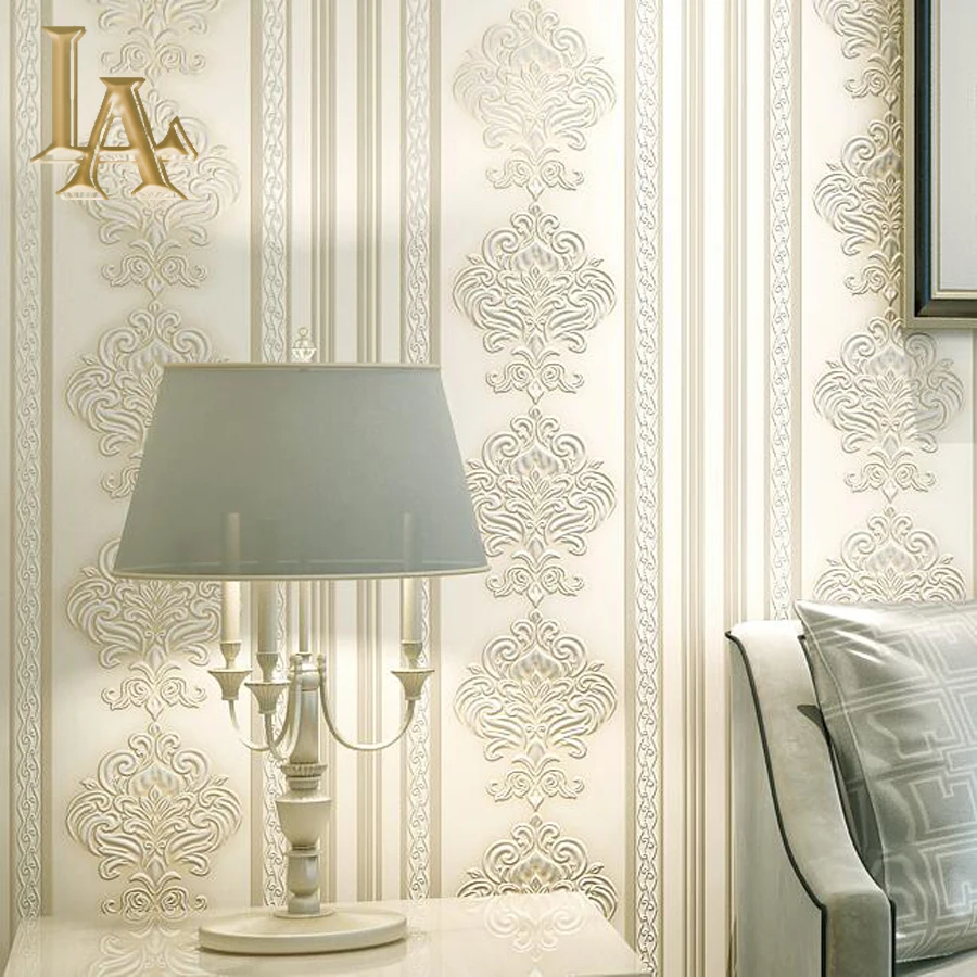 Damask Wallpaper Hijau Beli Murah Damask Wallpaper Hijau Lots From