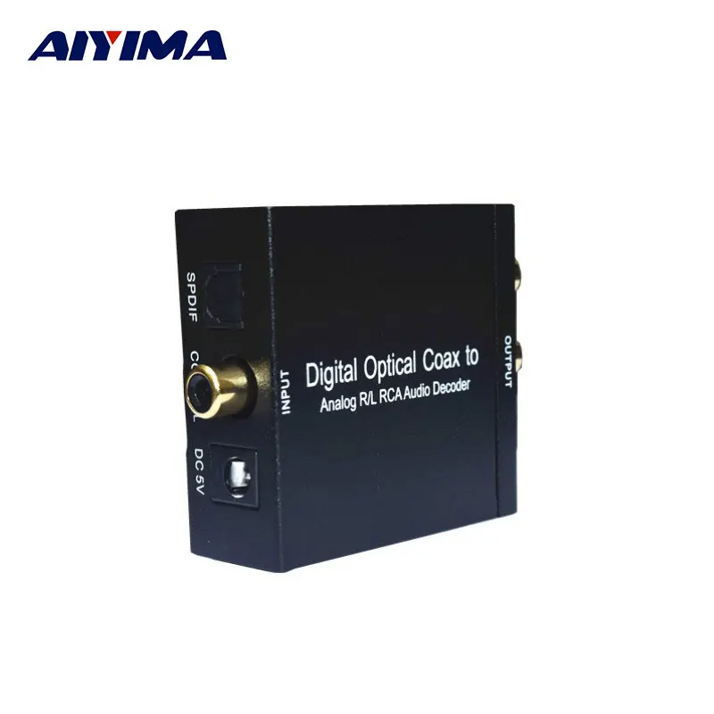 

AIYIMA Digital Optical Coax To Analog Toslink L/R RCA Audio Decoder 1080P HD Digital TV Satellite Decoder Module