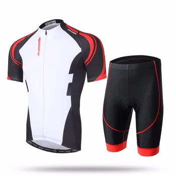 

XINTOWN Breathable Anti-Sweat Short Sleeve Cycling Sets Clothes Jerseys Bib Shorts Bike Ropa Ciclismo Bicycle Jerseys FENGSUHONG
