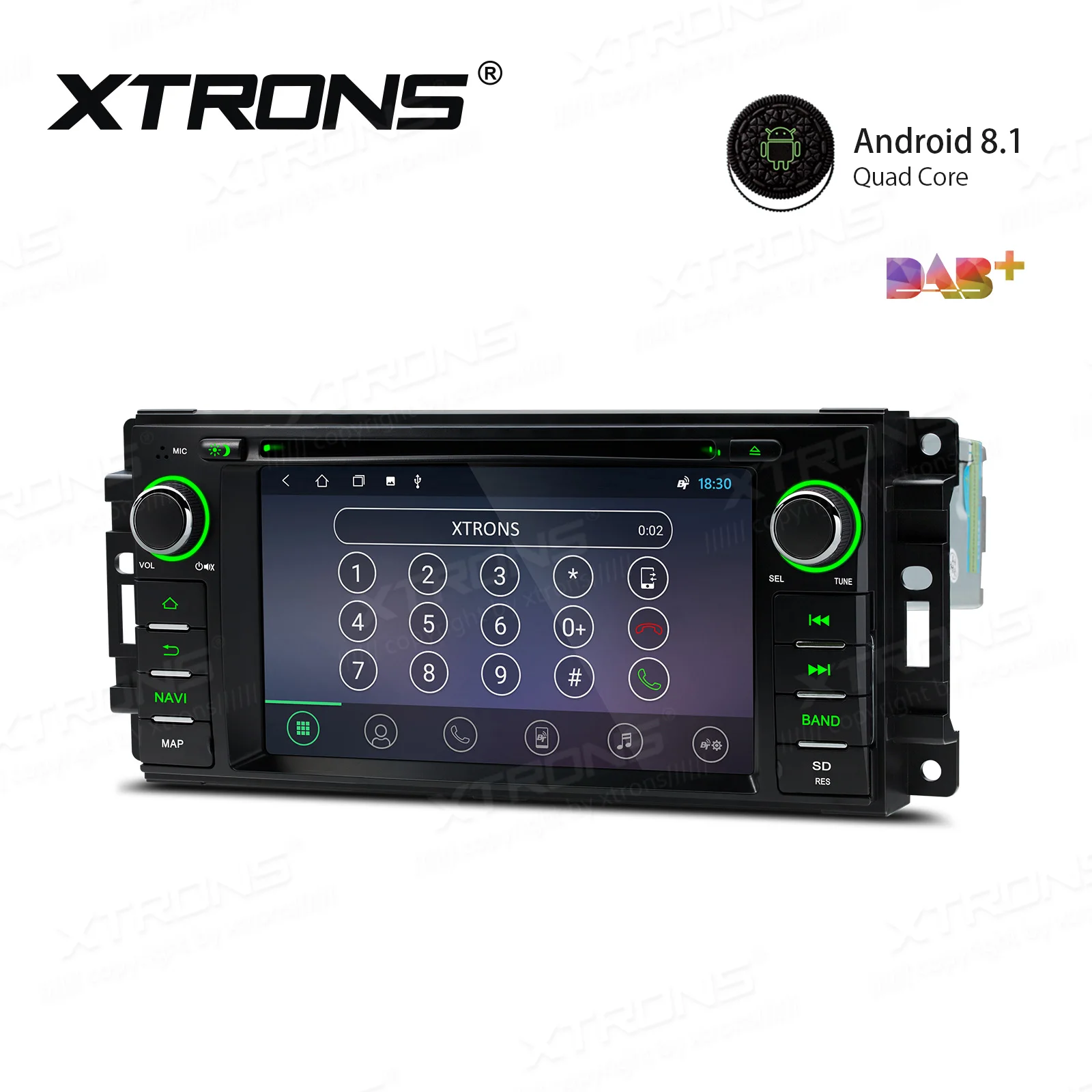 Discount 6.2" Android 8.1 OS Car DVD Multimedia GPS Radio for Dodge Caliber 2009-2011 & Dodge Journey 2009-2011 & Dodge Dakota 2005-2011 2
