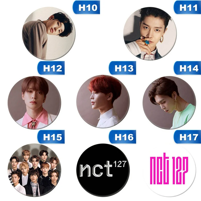 Корейская брошь-альбом KPOP NCT NCT127 значок на булавке аксессуары для одежды шляпы
