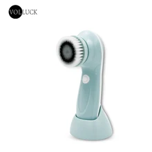 Volluck Rechargeable Waterproof Electric Facial Cleansing Brush for the Face Pore Cleanser Blackhead Remover Acne Tool