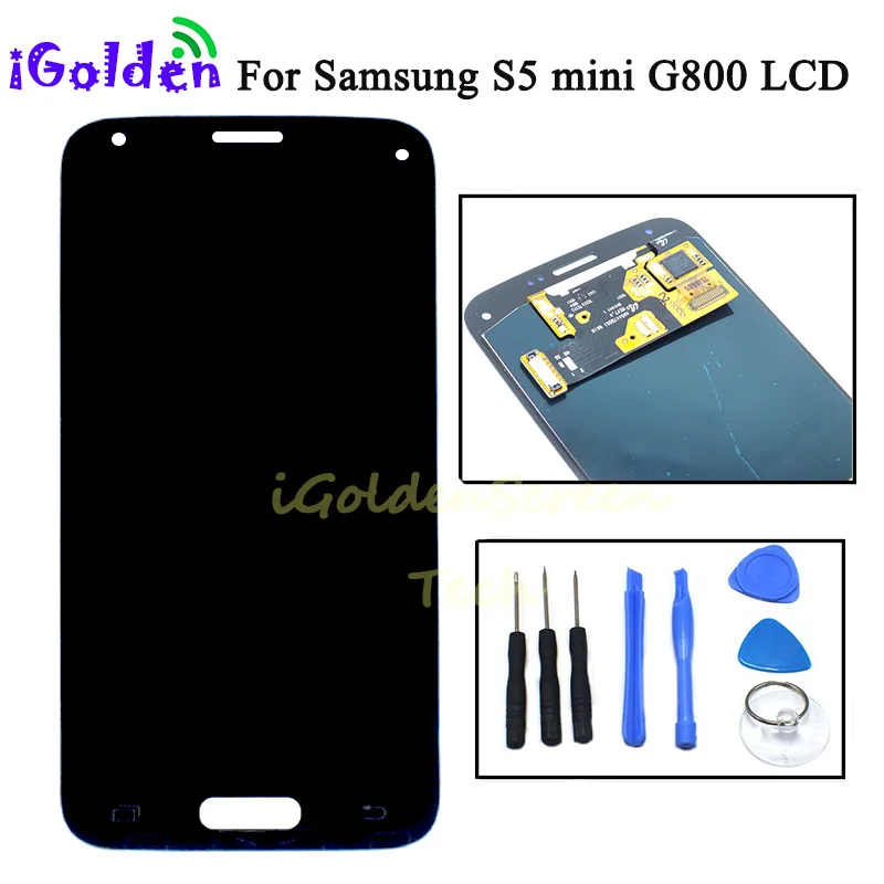 

100% Tested 4.5'' Replacement For SAMSUNG Galaxy S5 Mini G800 G800F G800H LCD Display Touch Screen Digitizer Assembly