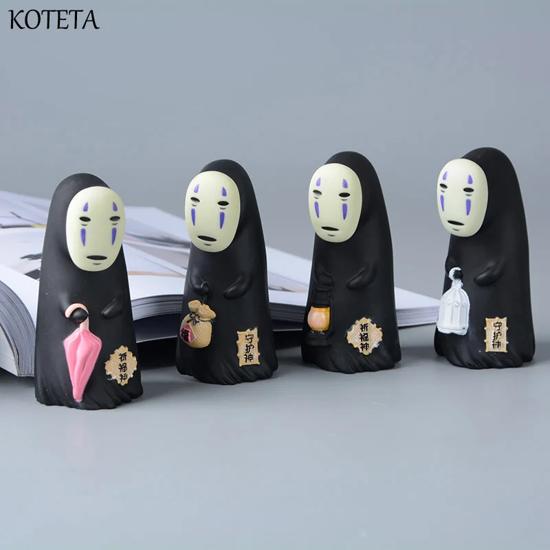 

Koteta Studio Ghibli Spirited Away Vinyl Action Figure Miyazaki Hayao Anime no face man Model Doll Kids Toys for Children Gift