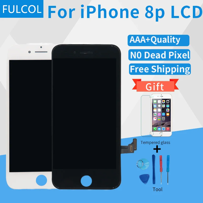 

Grade AAA LCD For iPhone 8 8Plus 5 S LCD Display Touch Screen Digitizer No Dead Pixel Pantalla For iPhone 8 Plus Display Screen