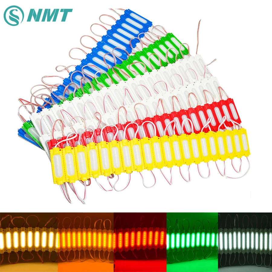 20 шт./лот 6 светодиодный s SMD5730 чип COB Светодиодный модуль ввода лампа