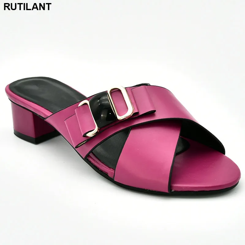 

New Arrival Summer Sandals Women Low Heels Shoes Italian Women Wedding Pumps Elegant Slip on Lady Shoes Summer Open Toe Shoes