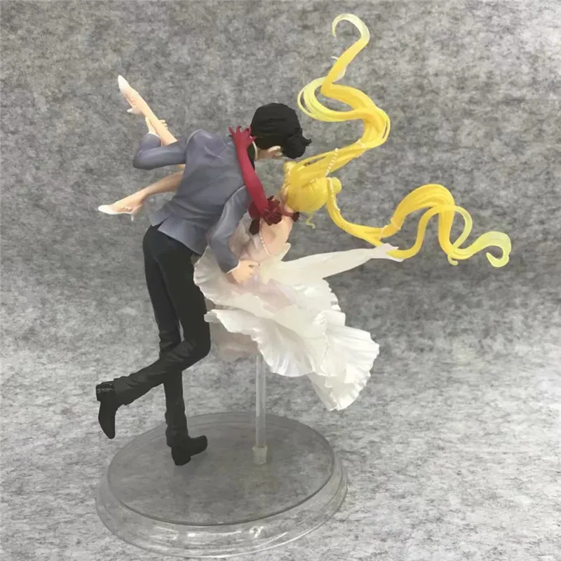 Anime Sailor Moon 25th Anniversary Action Figure Toys Romantic Masked Dancing Party Chiba Mamoru Figuras Dolls Gift 24cm (2)