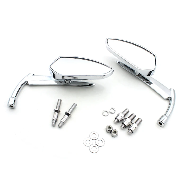 Nuoxintr Motorcycle Mirrors For Yamaha Vstar 950 1100 1300 Classic Honda CBR Kawasaki Shaft Voyager Harley Sportster 1200