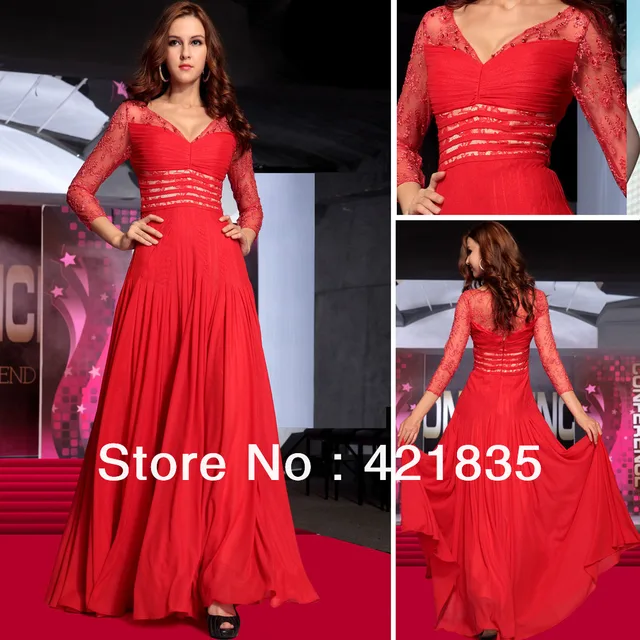 Red Color Prom Dress