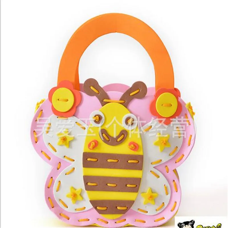 5pcs lot Baby 10 style cartoon handmade bag sticker toy diy Children Kids Early Educational learning