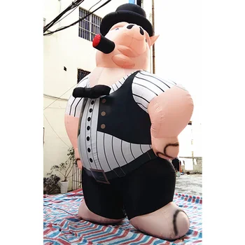 

Free shipping 5m high giant inflatable pig for promotion