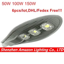 6 шт. 50 Вт 100 Вт 150 Вт светодиодный уличный свет наружного освещения Водонепроницаемый IP65 ультра яркие красные/зеленые/садовая световая лампа