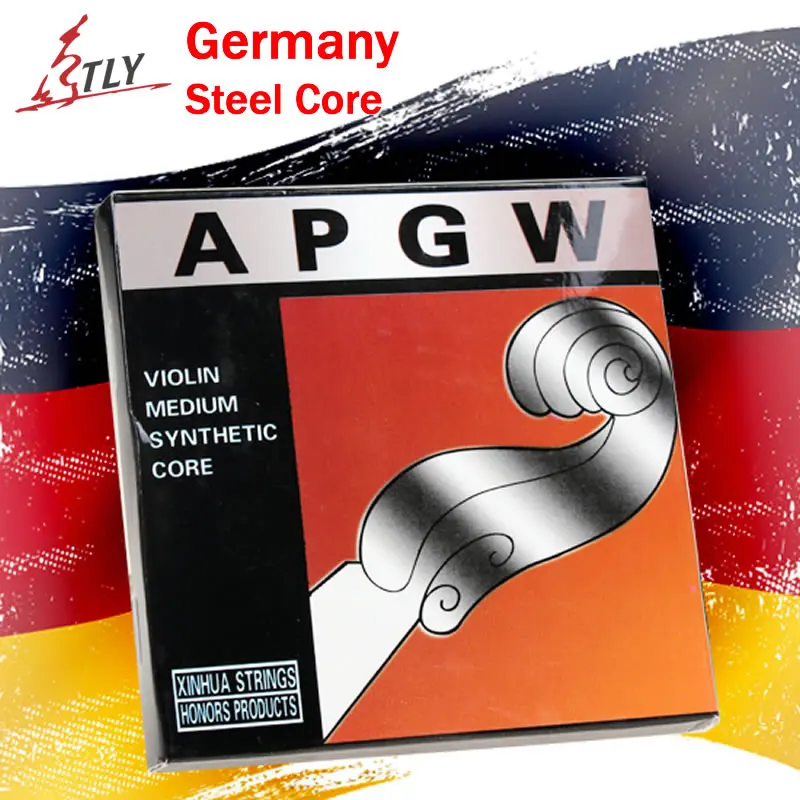 High Grade APGW Violin Strings Germany Steel Core Nylon Strings Full