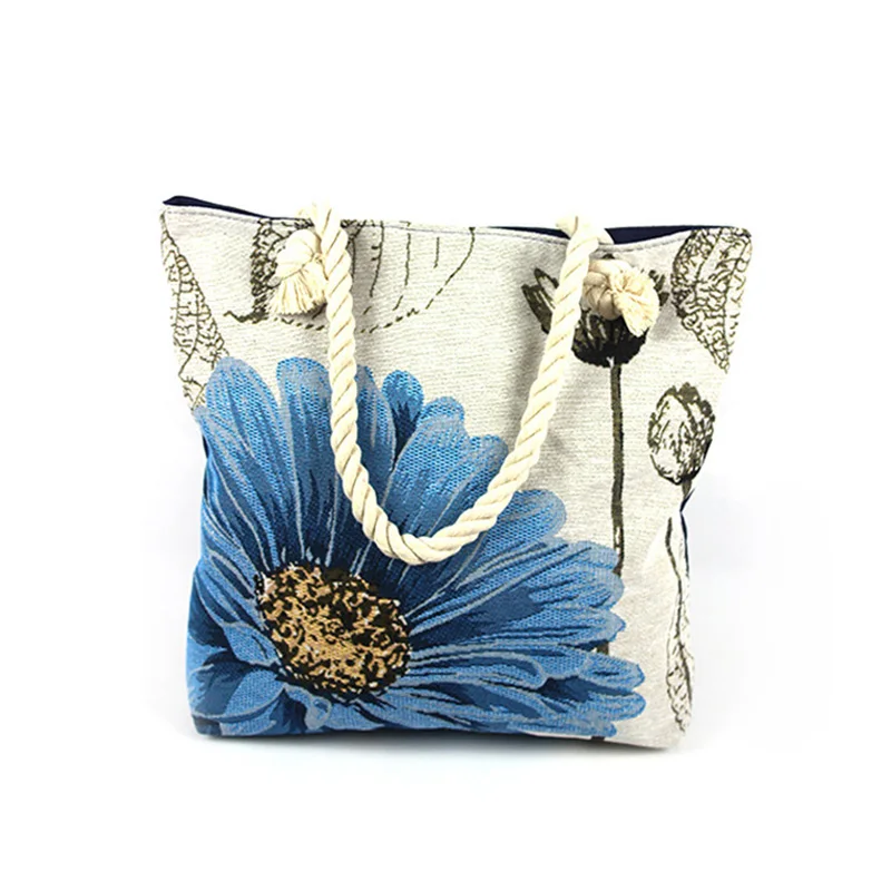 

2019 New Women Shoulder Bag Canvas Handbag Fashion Shopping Bag Casual Crossbody Bag Ethnic Sty Lesac A Main Women 39 S Bags