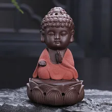 Ручной работы креативный домашний декор Маленький Будда курильница креативный обратного потока курильница домашняя мебель офисное украшение