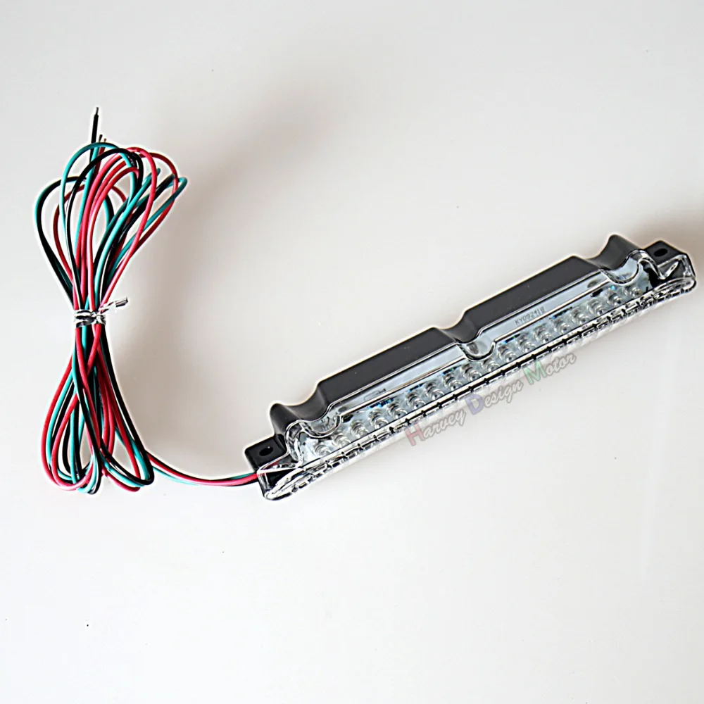 Luggage Rack Clear Len Brake Lights For Harley Touring Street Glide