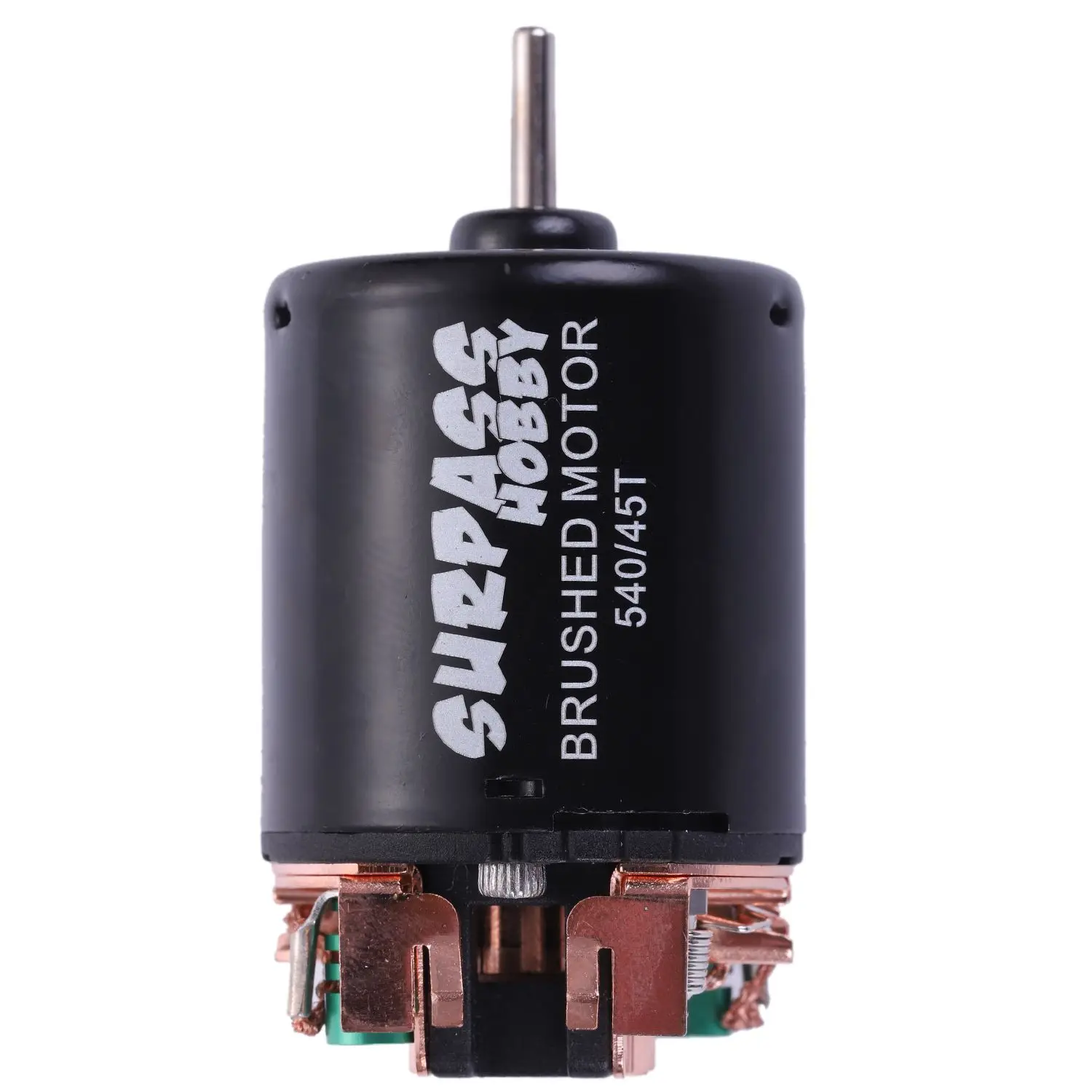 

WOTT SURPASS HOBBY 540 45T 4 Poles Brushed Motor and WP-1060-RTR 60A Waterproof Brushed ESC with 5V/2A BEC for 1/10 RC Car