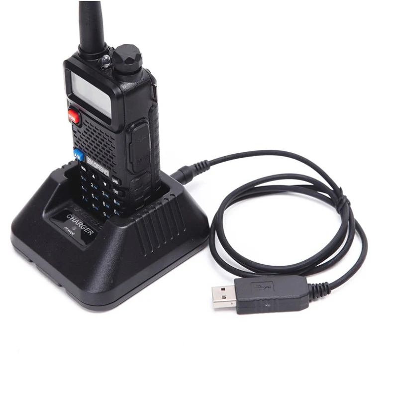 Walkie Talkie USB кабель напряжение Boost зарядный шнур от 5 В до 9 в для Baofeng UV 5R UV82 зарядное
