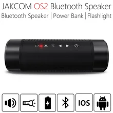JAKCOM OS2 5200 мАч наружная беспроводная Bluetooth Колонка Водонепроницаемая Колонка для велосипеда портативная музыкальная басовая Колонка светодиодный светильник внешний аккумулятор