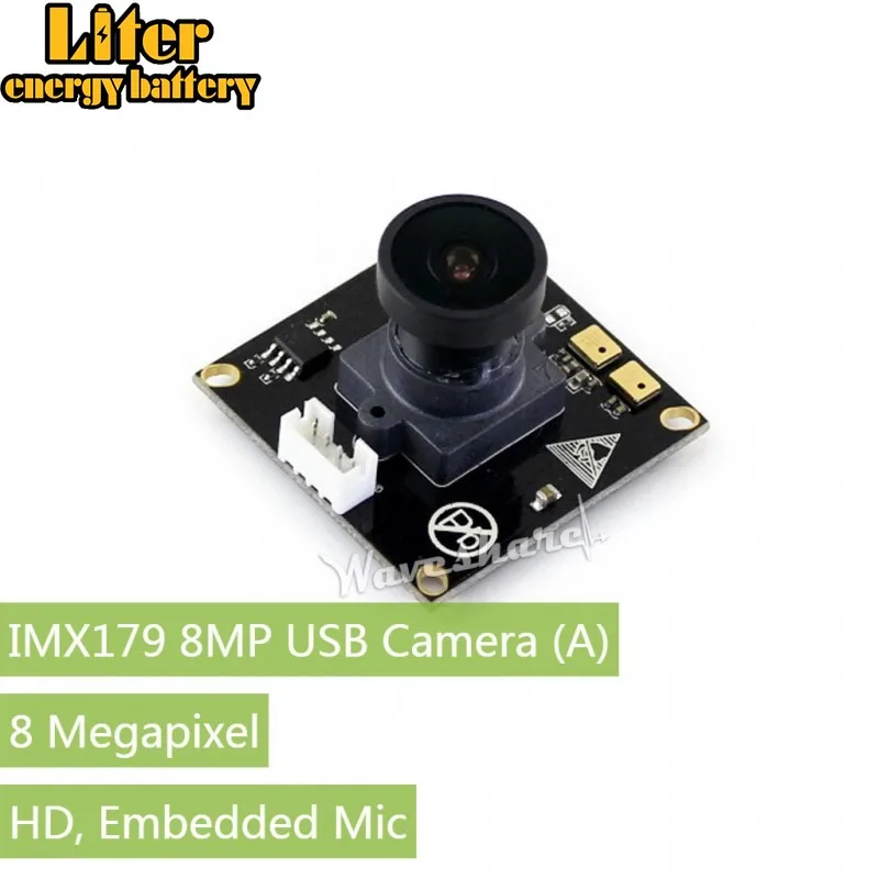

IMX179 8MP USB Camera, Ultra High Definition, Embedded Mic, Driver-Free