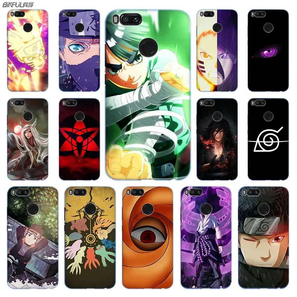 

Anime Phone Case PC for Xiaomi Mi 9 8 8SE 5X 6x A2 Lite Pocophone f1 Mix 2s Max 2 3 64G Cover Anime Naruto akatsuki