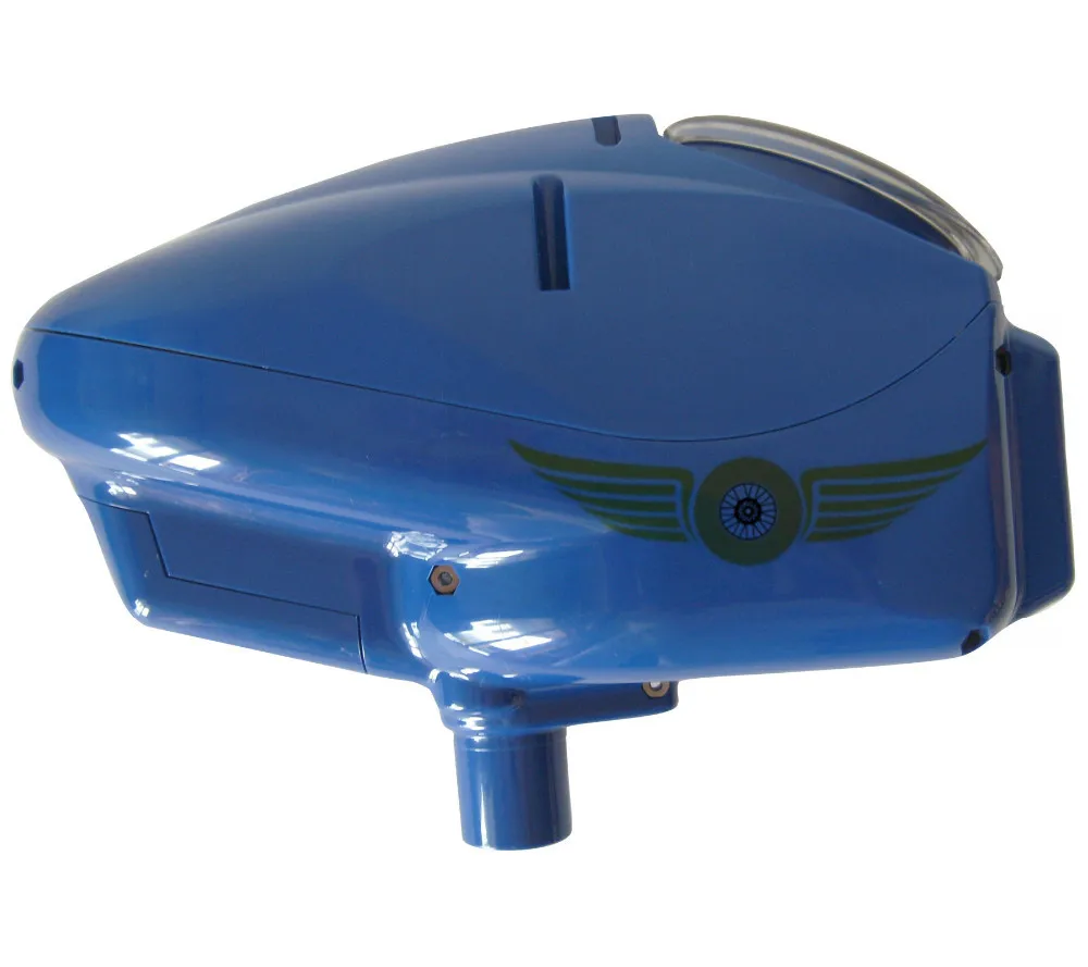 Новая Пейнтбольная оболочка/Хоппер 180 патронов для автоматического электрического погрузчика-синий