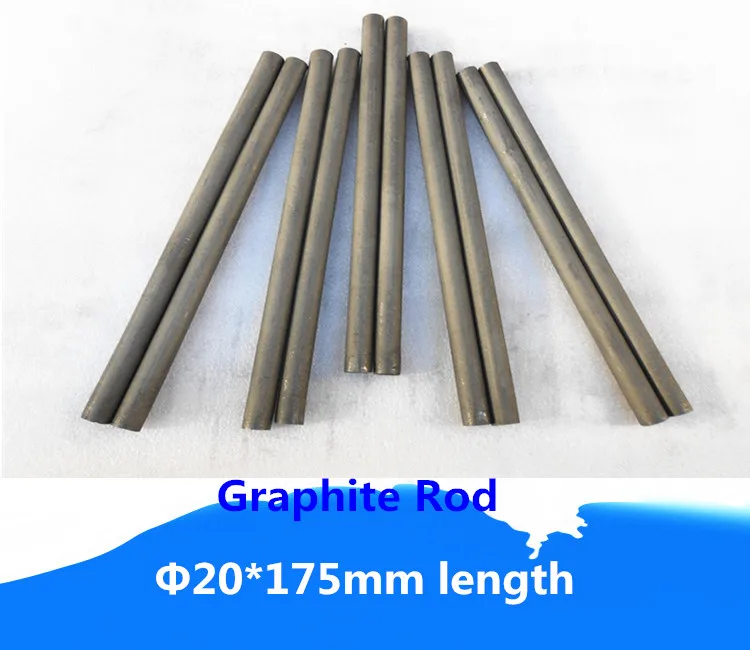 

Dia.20*175mm Carbon graphite stir bar for precious metals casting / FREE SHIPPING 2pcs