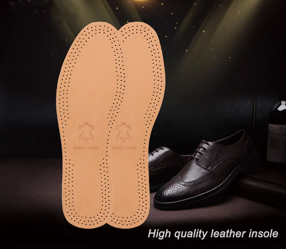 Sports leisure leather insoles for Flat Feet Inserts11