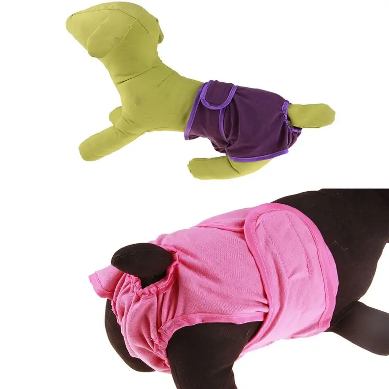 

Pet Cat Dog Sanitary Washable Estrus Protection Underwear Physiological Pants Adjustable Dog Physiological Band for Male Female