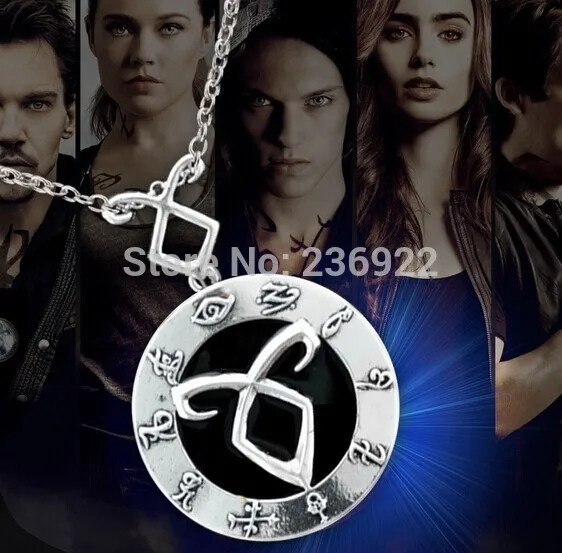 

20pcs/lot Wholesale Fashion Vintage Charm The Mortal Instruments: City of Bones Angelic Power Necklace, original factory supply