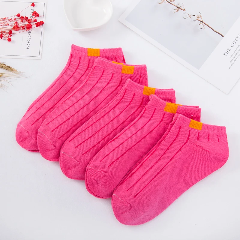 Women Ankle Socks Girls Stripe Casual Boat Socks Fashion Lady Black Short Socks New Style Dropshipping