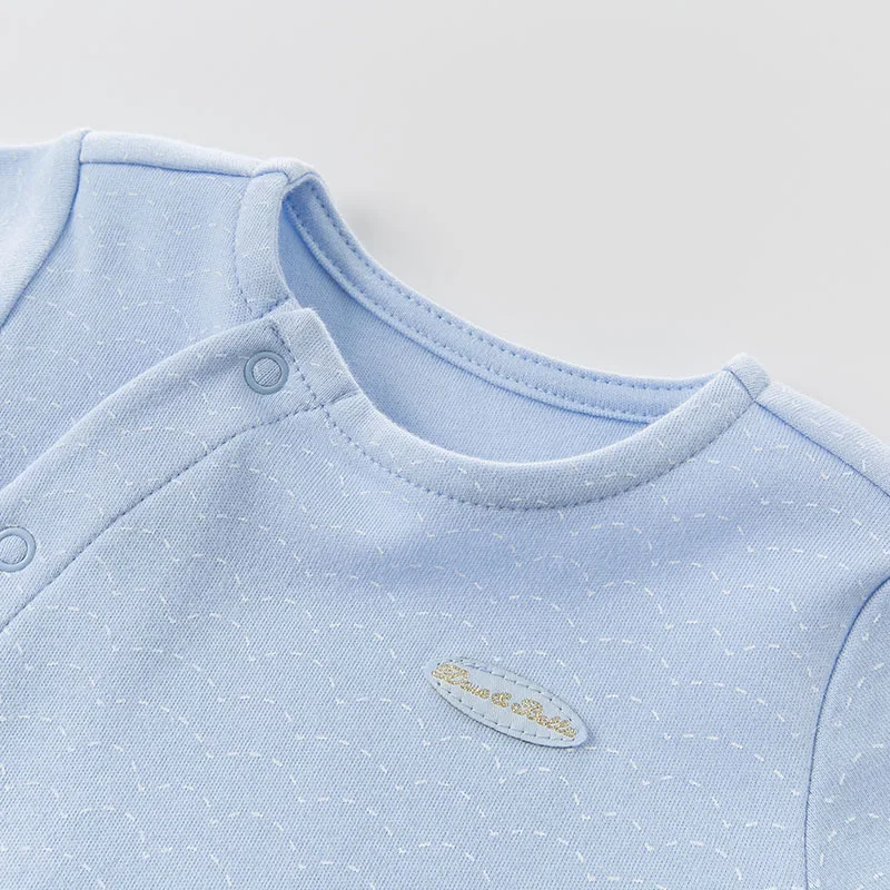 DB6067 dave bella/осенняя одежда для сна для малышей от 0 до 12 месяцев пижамы для младенцев комплект одежды с цветочным принтом и бабочкой, комплект разноцветных пижам
