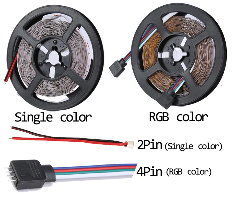 5 м/рулон RGB теплый свет, холодный белый, красный, зеленый, голубой, желтый гибкий 2835 Водонепроницаемый Светодиодные ленты Lights 300 светодиодный s 60 Светодиодный s/M bande светодиодный Диодная лента