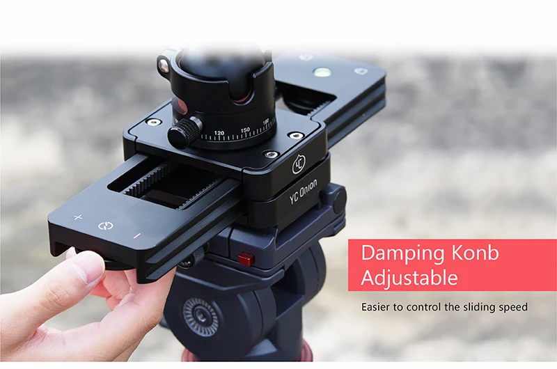 YC ONION Professional Track Dolly Rail Slider Portable Hydraulic Damping Mini Mobile Phone Slider BEST Camera Video Slider (4)