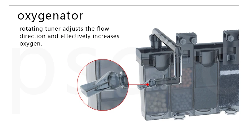 Аквариумный фильтр для аквариума, внешний подвесной фильтр, водяной насос для аквариума, установка кислорода, водопадный водяной насос
