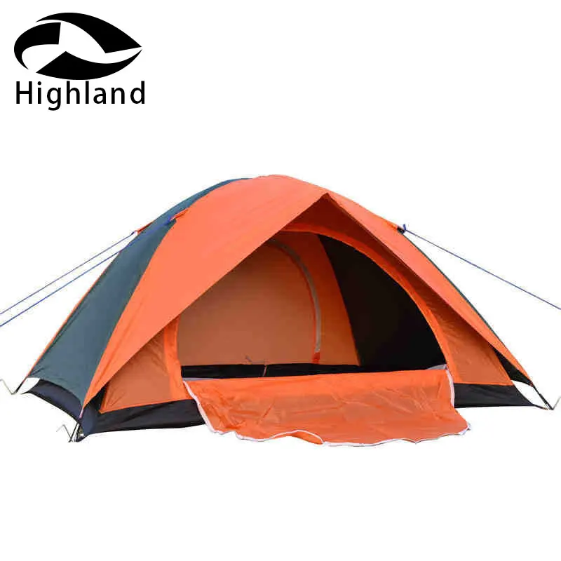 

Fashion Ultra-light Models Outdoor large awning tents 3-4 people double-layer Camping Tent Rain-proof Tent