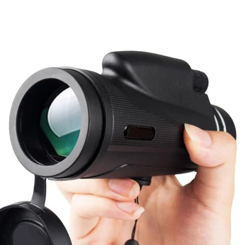 

Top 50X60 HD Zoom Lens Monocular Telescope For Camping Hiking Fishing BAK4 Spotting Scope Low Light Night Vision Watching 90000m