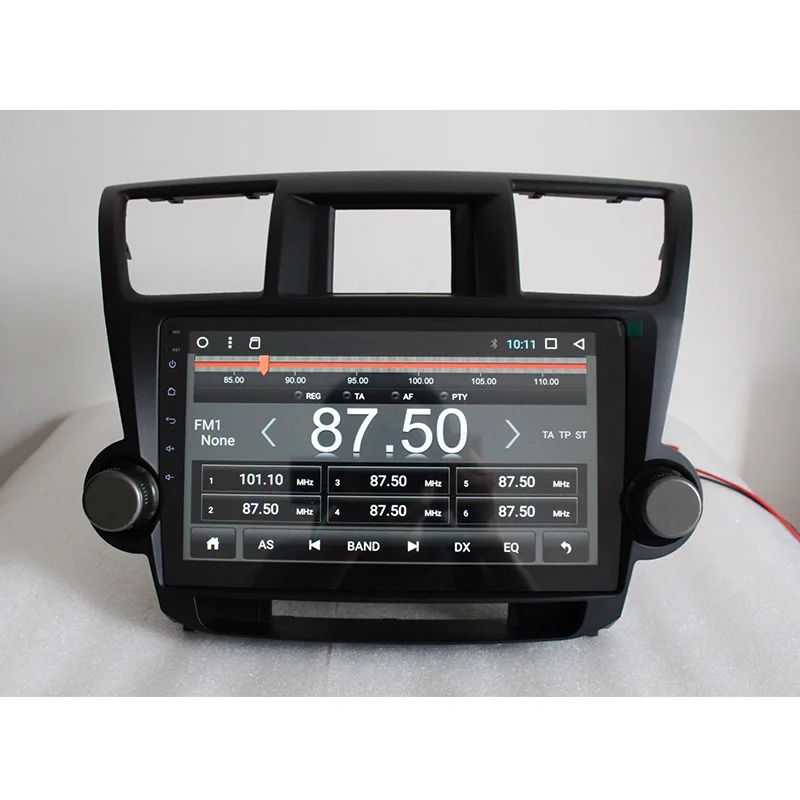 Best Lenvio IPS 2G RAM 32G ROM Octa Core Android 7.1 CAR DVD PLAYER For Toyota Highlander 2009-2012 2013 2014 Radio GPS Navigation BT 4