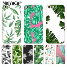

MaiYaCa Tropical Plants Cactus Banana Leaves Fashion Fun Dynamic phone case for iPhone 8 7 6 6S Plus X 10 5 5S SE XR XS XS MAX