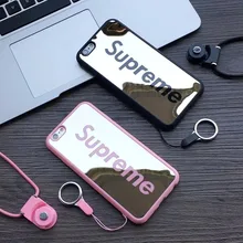 Free shiping meSupre espelho escudo do telefone móvel capa protetora de silicone para apple iphone 5 5s 6 6 s plus 4.7 & 5.5 da tampa do caso de casca mole