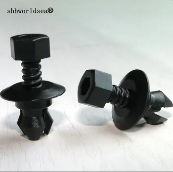 

shhworldsea Rocker Panel Retaining Clip car plastic fastener clips and clips auto fastener clip for VW 3C0-853-934