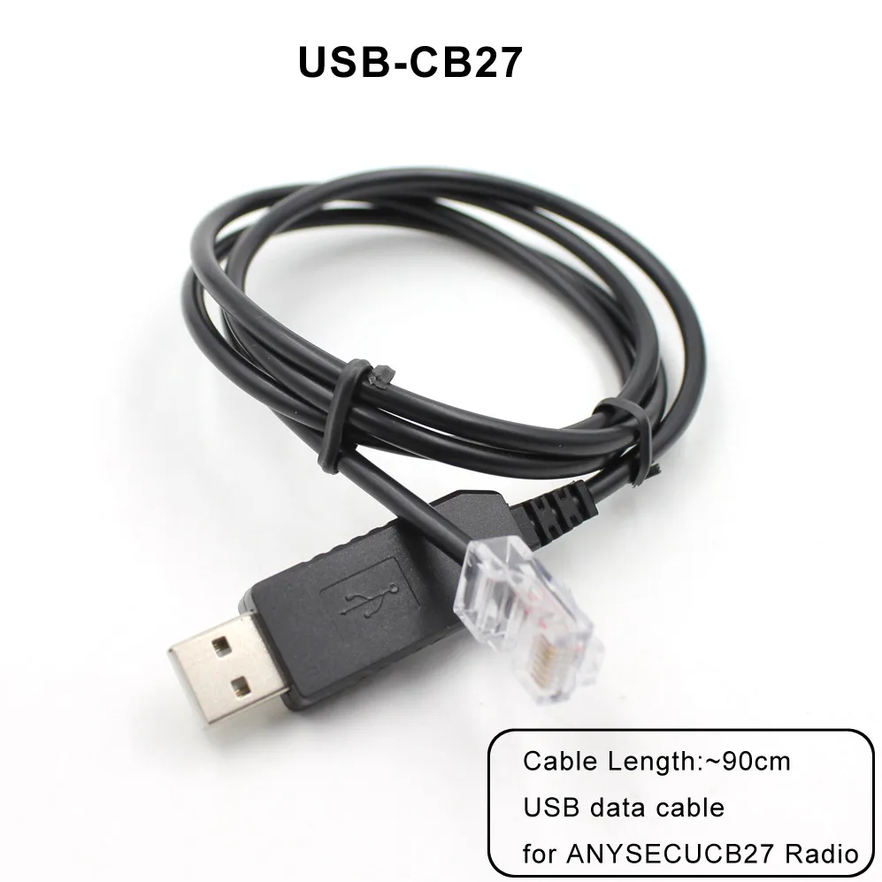 Original USB Кабель для программирования anysecu A-CB27/CB-27 МГц короткие волны мобильный радиотелефон USB3.0