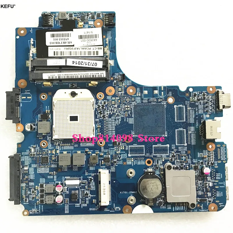 Материнская плата 683600-001 для ноутбука HP ProBook 4545S материнская 11242-1 Popeye 14 мб 48. 4sm01. 011