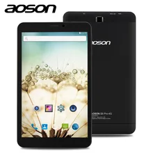 Actualización S8 Pro 8 pulgadas 4G llamada de teléfono de AOSON Tablets PC GPS TARJETA SIM Android 6.0 MTK8735B Quad-core IPS 800*1280 1 GB + 16 GB ROM