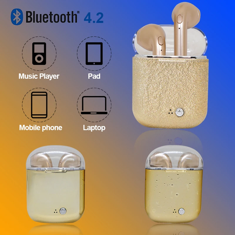 I7s tws беспроводные V4.2 Bluetooth наушники стерео гарнитура I7S TWS Близнецы микрофон для